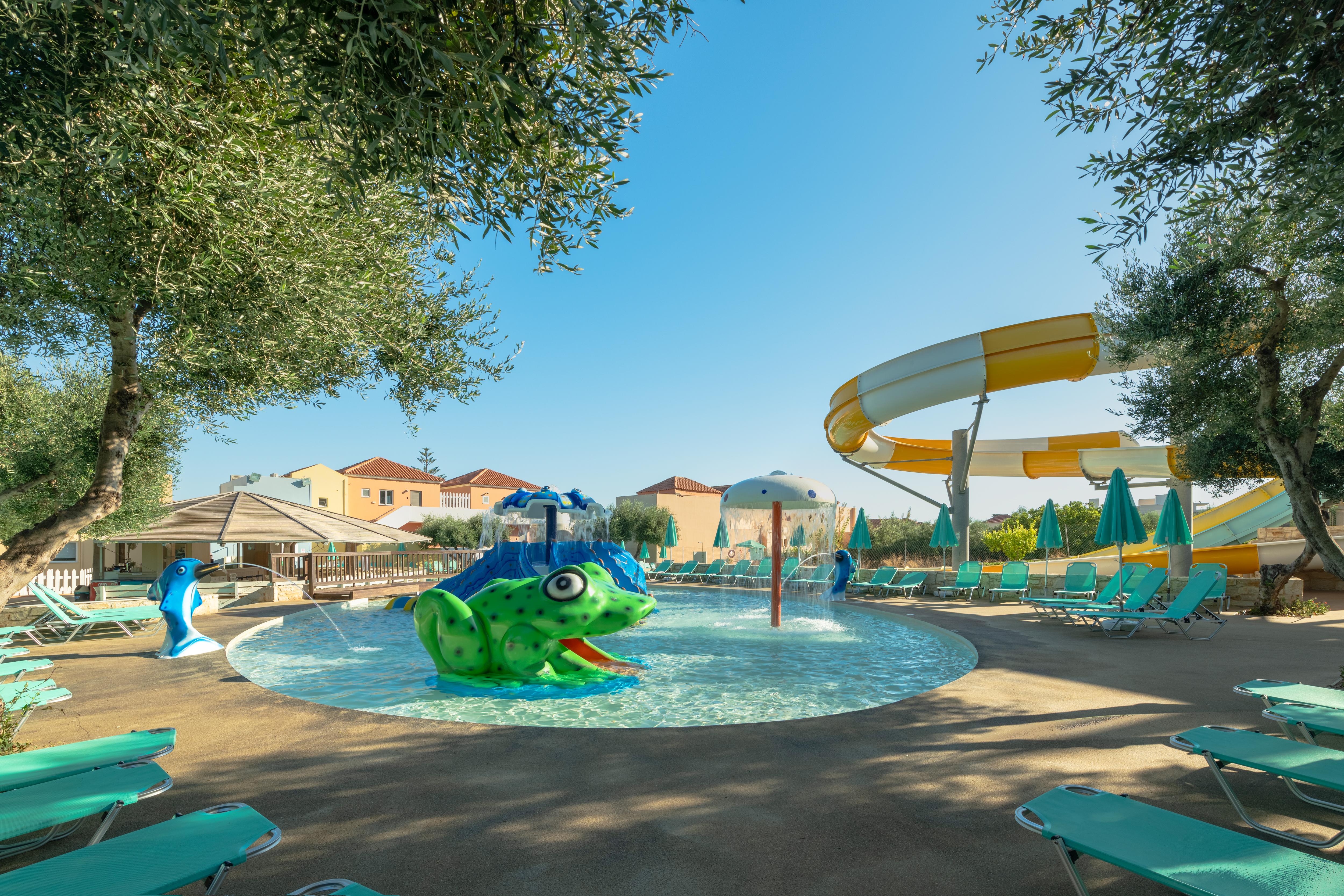 Iolida Village Water Park Hotel Agia Marina Exterior foto