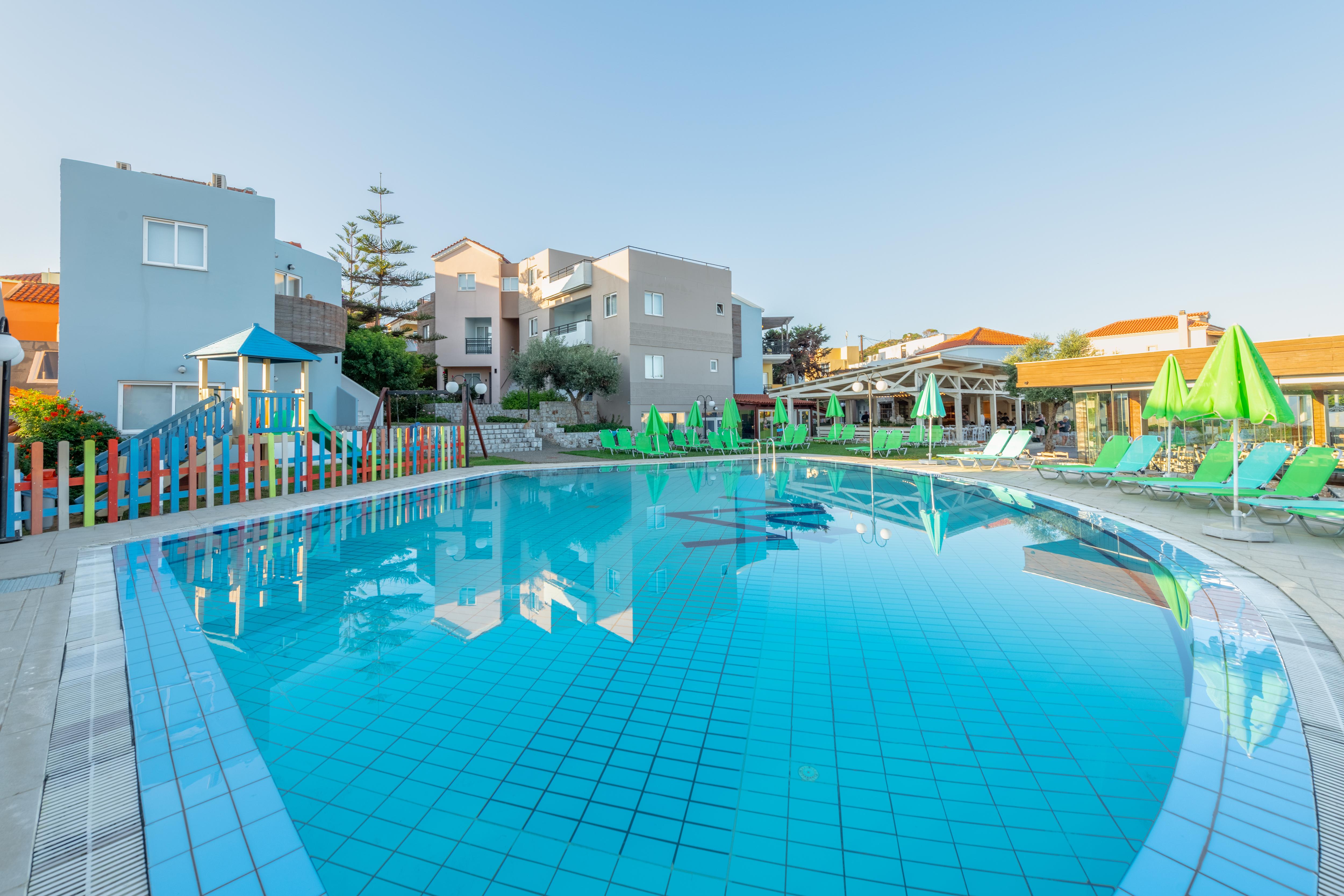 Iolida Village Water Park Hotel Agia Marina Exterior foto